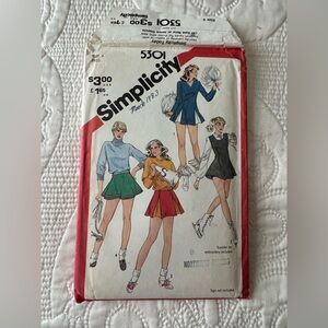 Vintage Simplicity Women's Cheer Skirt Pattern - uncut